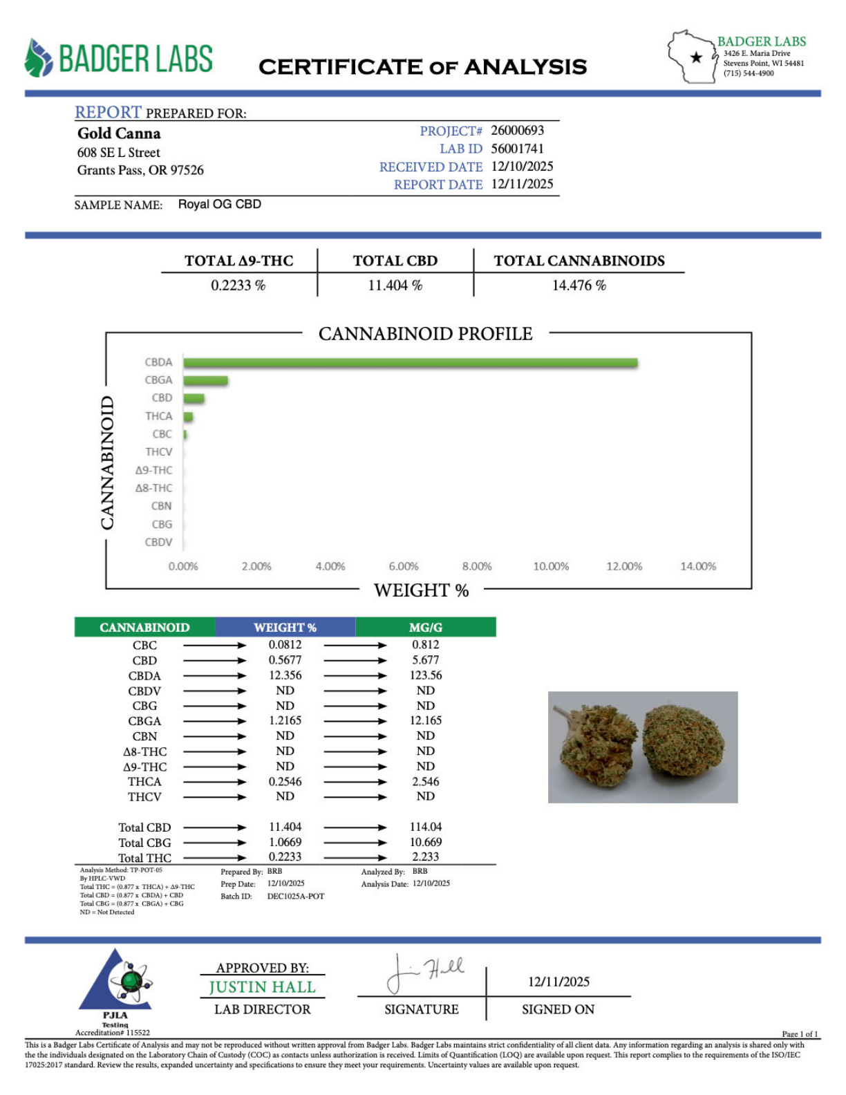 Royal OG – Bulk CBD Flower (Sungrown Pounds) - Image 3