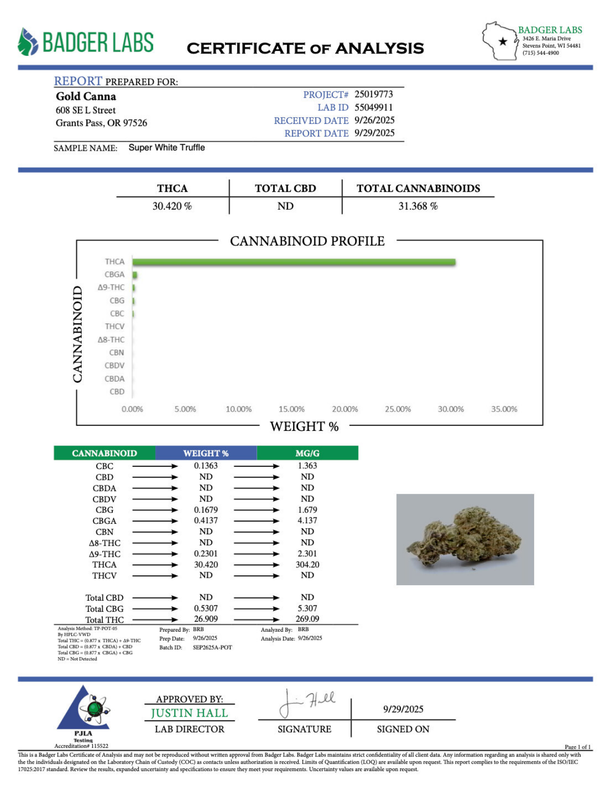 Super White Truffle – Bulk THCA Flower (Indoor Pounds) - Image 2